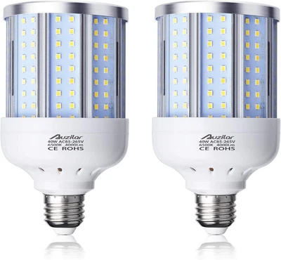 40W LED Corn Light Bulb Corn Lamp (280W Equivalent 6500K) Cool Daylight White Co - Image 1 of 4