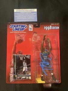 ๐คฉ Kevin Garnett Signed Autograph 1998 Starting Lineup Timberwolves W/COA ๐ - Picture 1 of 14