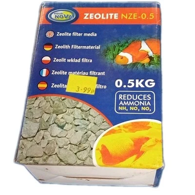 Aqua Nova Zeolite Aquarium Fish Tank Ammonia Remover Treatment In Filter Bag