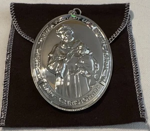 Wallace Sterling, adorno navideño de San Cristóbal, edición 2015, excelente estado - Imagen 1 de 4