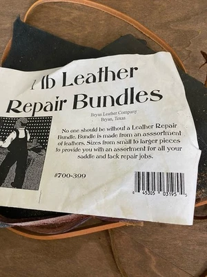 PAQUETE DE REPARACIÓN DE CUERO DE AGRICULTORES VINTAGE OZARK LEATHER CO. VARIEDAD TALLAS COLORES  Foto 1 de 4