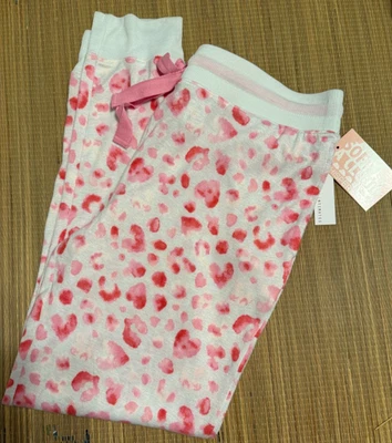 Pantalones para dormir pijama salón JACLYN SMITH ÍNTIMOS CORAZONES ROSAS M o L Foto 1 de 3