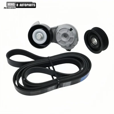 Kit de polea tensora de correa serpentina para 03-05 Ford Crown Victoria Lincoln 4,6 L Foto 1 de 4