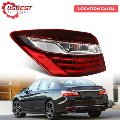 Luz trasera exterior para Honda Accord 2016 2017 lámpara de freno exterior lado izquierdo izquierda izquierda Foto 1 de 4