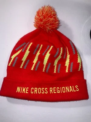 Nike Cross Regionals Beanie Cap Hat Red One Size fits mostvSkiing Hiking Outdoor - Image 1 of 4