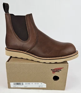 Red Wing Herren Klassisch Chelsea Leder Textil Stiefel Bernstein Größe 9,5 D - Bild 1 von 19