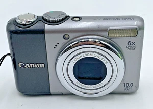 Canon PowerShot A2000 IS PC1310 6x optischer Zoom 10MP grau Digitalkamera N.Batt C - Bild 1 von 8