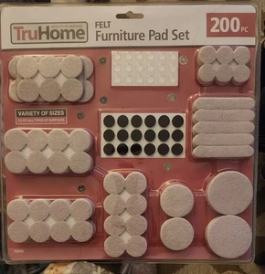 Set cuscinetti per mobili in feltro 200 pezzi - Foto 1 di 2