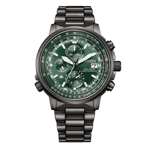 CITIZEN - Radiocontrollato Crono Pilot Acciaio 41mm -REF: AT8304-57W - Picture 1 of 3