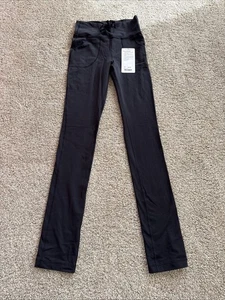 Pantalón Lululemon Skinny Will Negro Atlético Talla 6 - Imagen 1 de 9