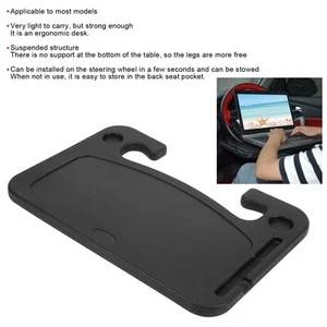 Car Steering Wheel Desk Travel Work Table Notebook Laptop Tablet Holder - Afbeelding 1 van 12