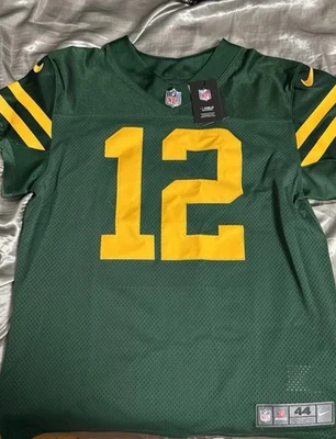 Camiseta deportiva Nike Vapor Elite para hombre Aaron Rodgers retro Green Bay Packers talla 44 Foto 1 de 2
