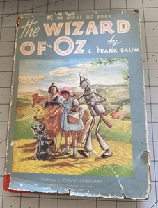 The New Wizard of Oz L. Frank Baum Illustrated by Evelyn Copelman 1944 HC DJ - Picture 1 of 17