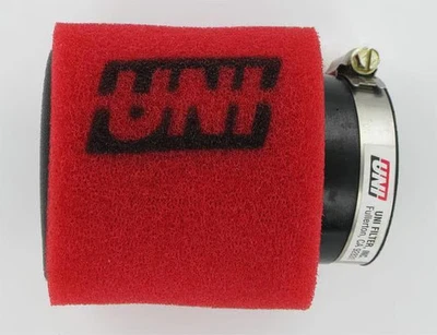Uni 2-Stage Angle Pod Filter - 58mm I.D. x 102mm Length Motorcycle UP-4229AST - Image 1 of 4