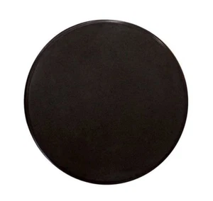 12" round Black plain Marble Corner / side Table top Home Decor Gifts - Picture 1 of 1