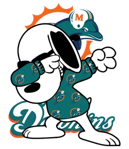 Miami Dolphins Vinyl Sticker/Decal -NFL - Football - Picture 1 of 3