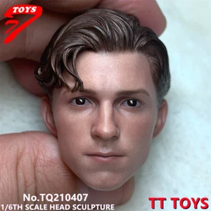 TTTOYS 1/6 Spider-Man Tom Holland Male Head Sculpt For 12in Action Figure Body - Picture 1 of 6