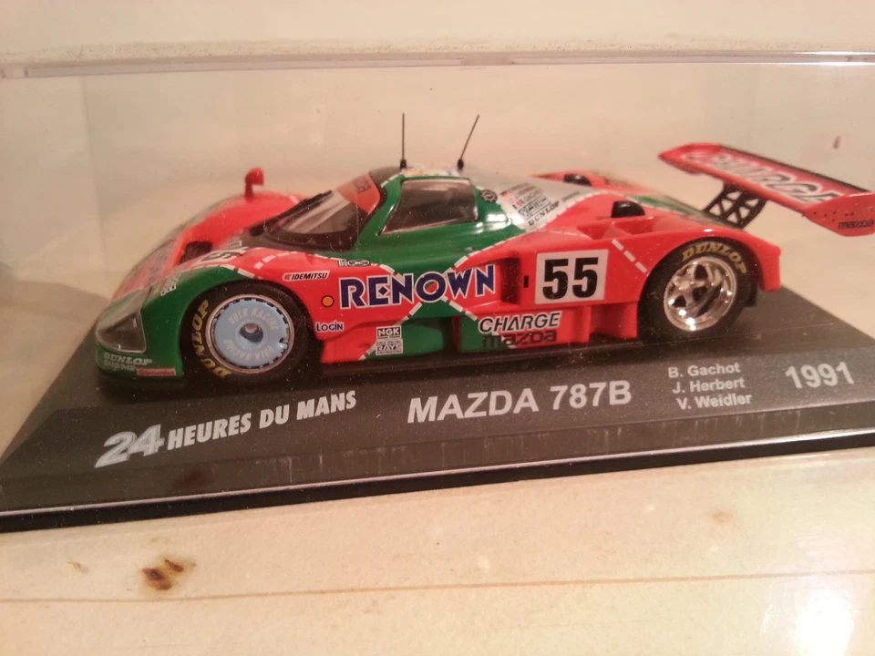 1/43 mazda 787b 24heures du mans 1991 gachet herbert weider - Photo 1/1