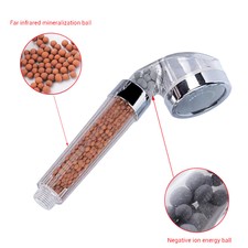 High-Pressure Water-Saving Shower Head Ionic Handheld Filtration Hand Showerhead
