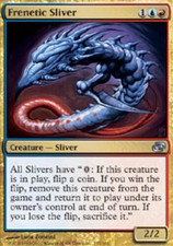 1x Frenetic Sliver - Foil LP, English MTG Planar Chaos