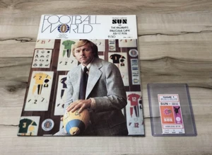 Vintage 1974 WFL World Football League Inaugural Game Program Magazine & Ticket - Picture 1 of 6