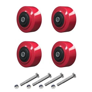 Caster Wheels, Polyurethane on Polyolefin core Wheel 600-4400lbs - Picture 1 of 60