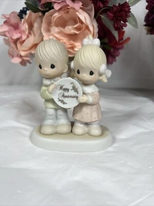 Precious Moments “HAPPY ANNIVERSARY” GOD BLESSED OUR YEARS TOGETHER 1983 #E-2853 - Picture 1 of 8