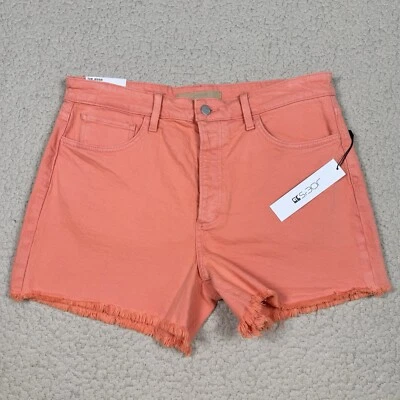 Joe's Jeans Novo com etiquetas Jessie Relaxed Vintage Stretch Denim Fray Shorts Terracota 31 - Imagem 1 de 4