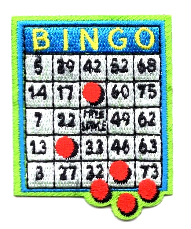 BINGO Iron On Patch Games Entertainment - Image 1 of 1
