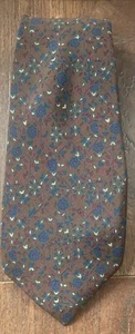 MISSONI 100% Silk FLORAL QUALITY TIE CRAVATE - Picture 1 of 6