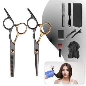 10er Profi Haarschere Set Edelstahl Friseurschere Effilierschere Haarschneider - Bild 1 von 20
