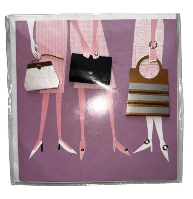 Paper Magic 3D Fashion Purse Greeting Card – Blank Inside, New in Package - Image 1 of 2
