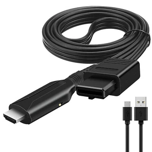 1m For N64 To HDMI Converter Adapter 1080p HD Cable For Nintendo 64/NGC/SNES - Picture 1 of 12