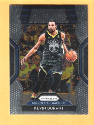 Kevin Durant Golden State Warriors 2018-19 Prizm Dominance #9 Texas Longhorns 6C - Image 1 of 2