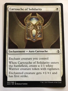 MTG Amonkhet Cartouche Of Solidarity 007/269 NM - Picture 1 of 2
