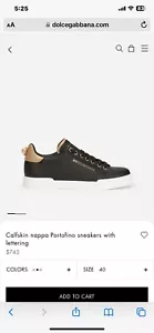 Dolce Gabbana Sneakers Size 40 - Picture 1 of 10