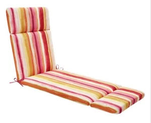Chaise Cushion Sunrise Ombre Multicolor Stripe Lounge Universal Cushion m12 - Picture 1 of 1