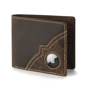 Men Bifold Slim RFID Blocking Wallet,Genuine Leather,Casual Everyday 11-22 Card - Picture 1 of 7
