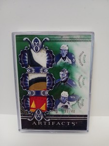 2010-11 Artifacts Tundra Trios Patches Emerald #TT3FLA Vokoun Weiss Frolik 03/40