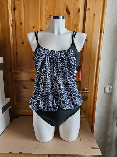 Petit Amour Tankini HELLA Rot Mit Weißen Pünktchen B-C-D Cup S Bis 2XL Set 2 St Top Und Slip Multifunktional Verstellbares Oberteil Bikinislip Mit Umschlag S0kay0f3