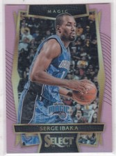 2016-17 Panini Select #78 Serge Ibaka Pink Prizm 14/15 Orlando Magic