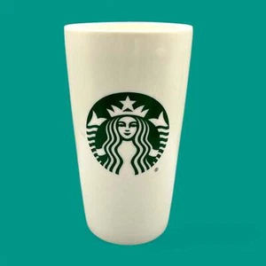 Starbucks Green Mermaid Logo 12 oz Ceramic Travel Tumbler - Picture 1 of 9