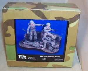 VERLINDEN 1:35 PACIFIC HELL VIGNETTE USMC US MARINES WWII 4 FIGURE SET 2420 NIB - Picture 1 of 2