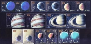 INDIA 2018 MNH 8v en pares, espacio, sistema solar, planetas - Imagen 1 de 1
