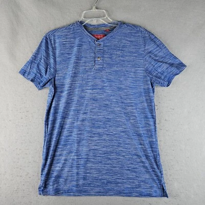 Camisa Bruno Milano Henly Para Hombre Mediana Azul Rayas Súper Suave Norma Básica Foto 1 de 4