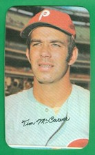 1971 TOPPS SUPER TIM McCARVER  PHILADELPHIA PHILLIES  CARDINALS  EXMT