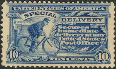 USA 1902 Special Delivery Scott E6 MHR (CV: $240 US) - Image 1 of 2
