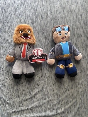 "Juguetes de peluche de 8"" Héroes DanTDM, JeromeASF con etiquetas Minecraft Youtuber" Foto 1 de 2