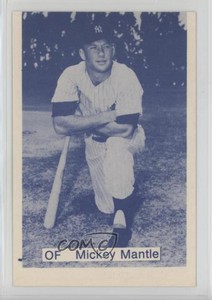 1975 TCMA All Time New York Yankee Team Blue Mickey Mantle HOF