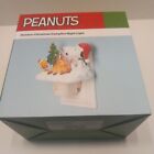 Peanuts Snoppy Collectible Christmas Campfire Night Light Works